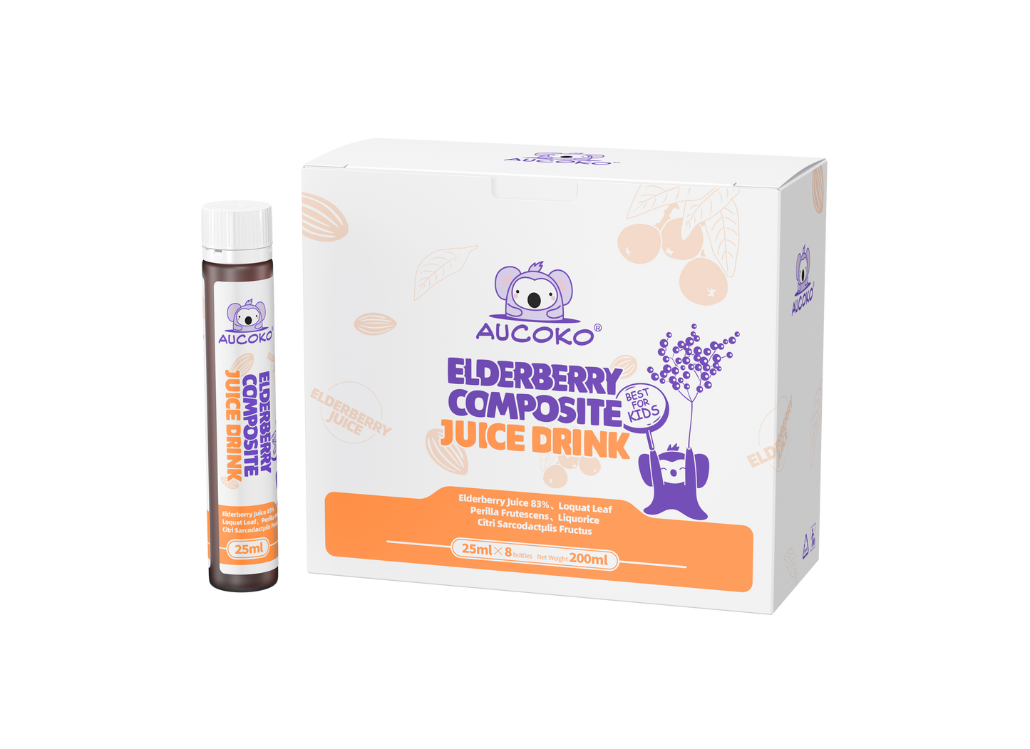 Elderberry Composite Juice Drink 25ml*8bottles