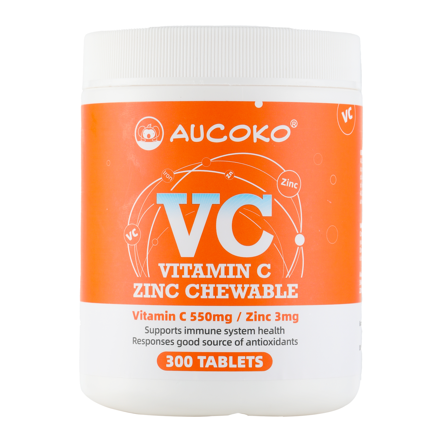 VITAMIN C+ZINC CHEWABLE TABLE 300TABLETS